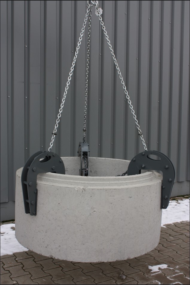 1063 Schachtringklemme kette lackiert